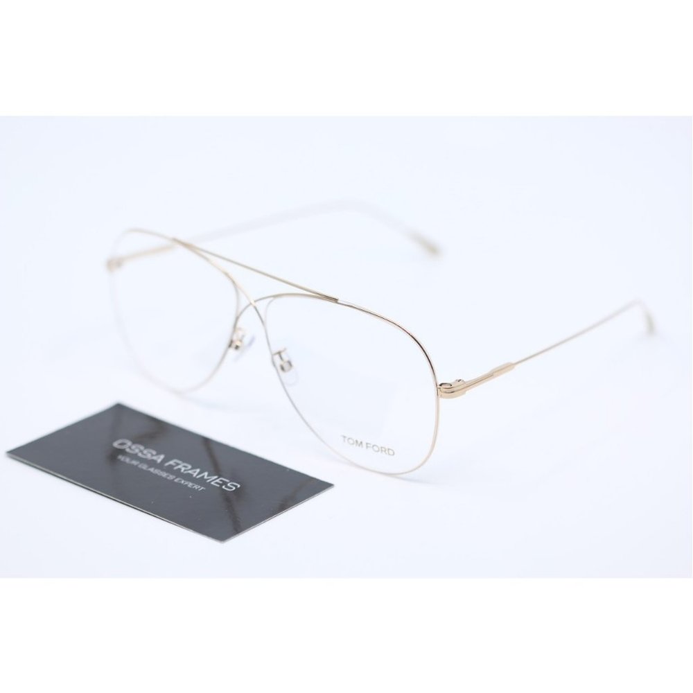 BRAND NEW TOM FORD FT5531-F 028 Gold EYEGLASSES - Picture 3 of 15